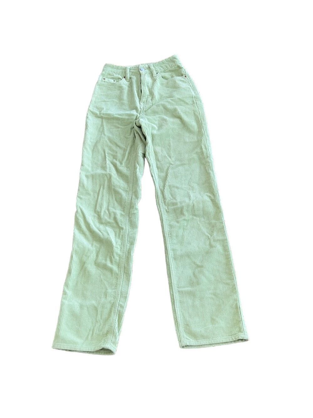 PacSun: Mint Green Corduroy Pants: Size 22